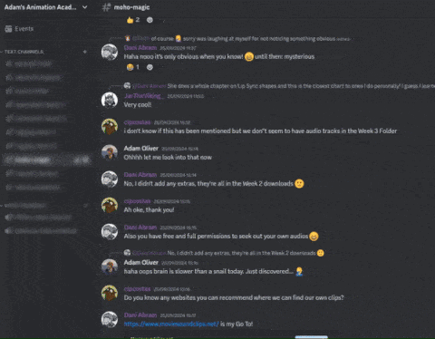 Discord scrolling